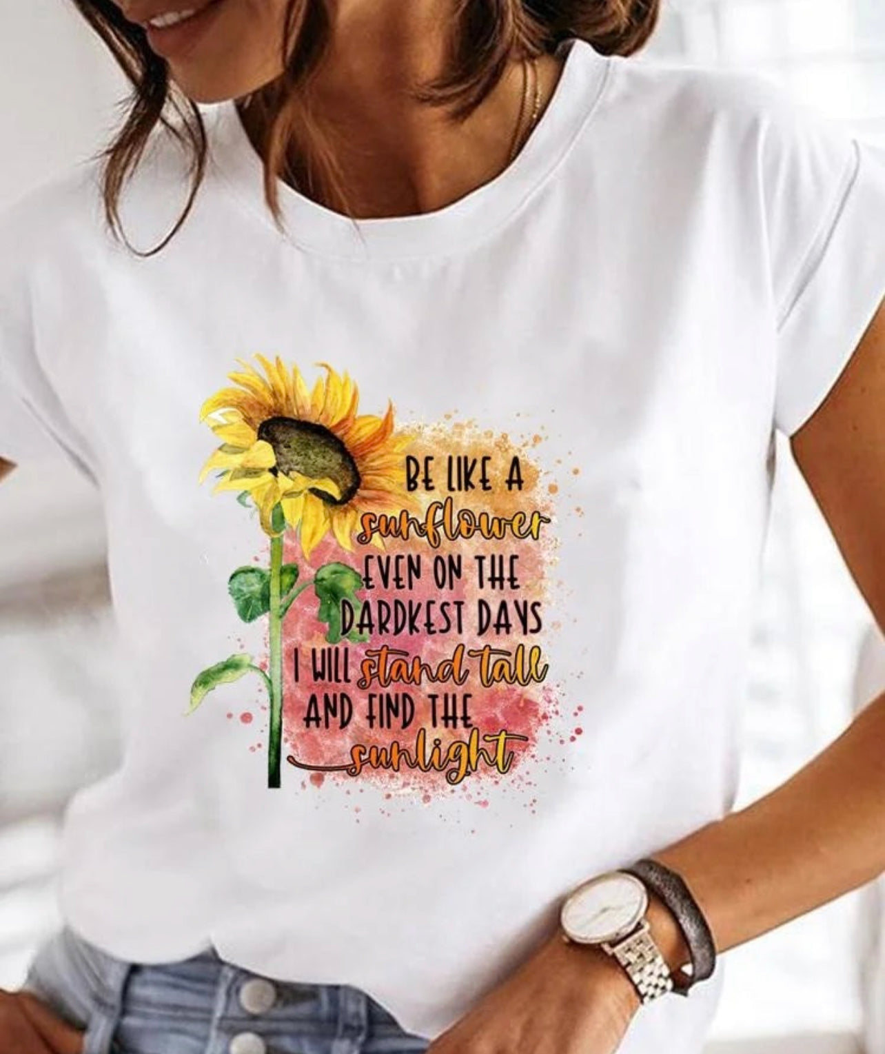 Be Like A Sunflower Women's Top Happy Phoenix