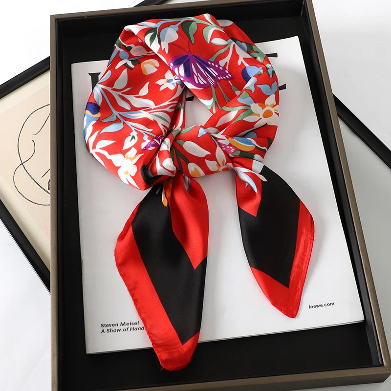 Silk Hair Tie Beach Bandana Happy Phoenix