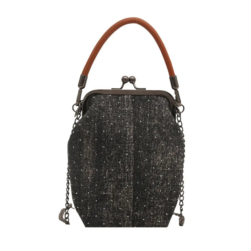 Designer Shoulder Bag with Vintage Charm Happy Phoenix