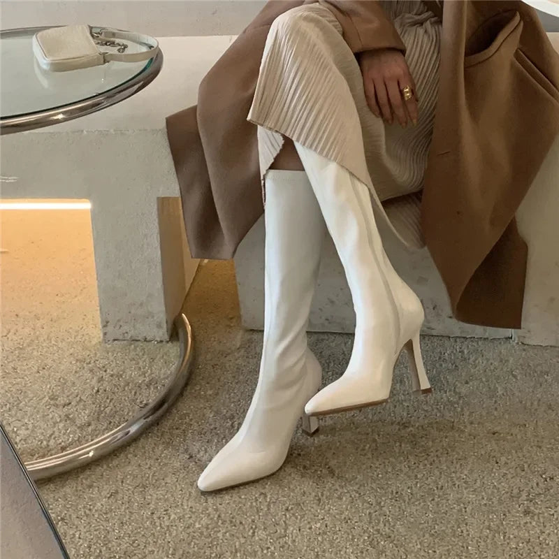 Long Thin High Heel Boots Happy Phoenix