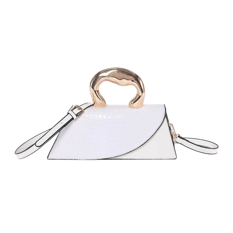 Glossy Stone Pattern Crossbody Bag Happy Phoenix