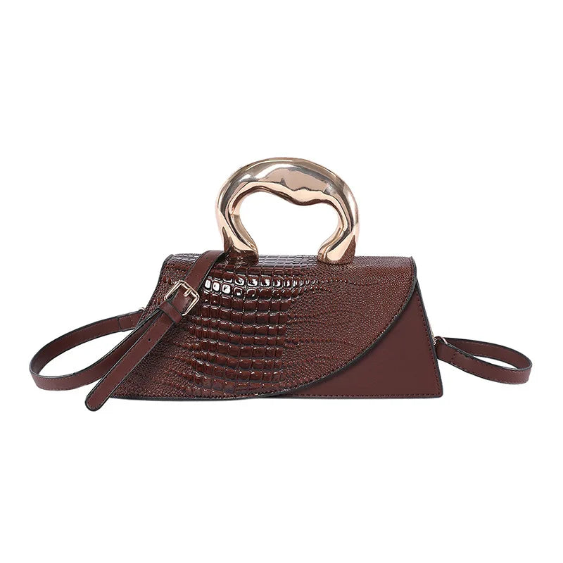 Glossy Stone Pattern Crossbody Bag Happy Phoenix