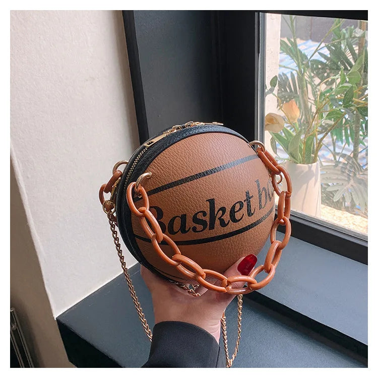 Acrylic Chain Graffiti Basketball Bag Happy Phoenix