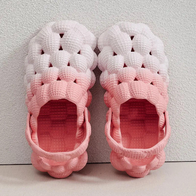 Summer Bubble Massage Gradient Clogs Happy Phoenix