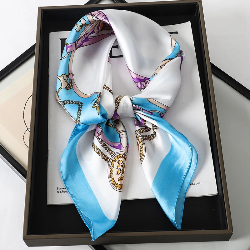 Silk Hair Tie Beach Bandana Happy Phoenix
