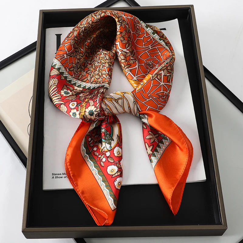 Silk Hair Tie Beach Bandana Happy Phoenix