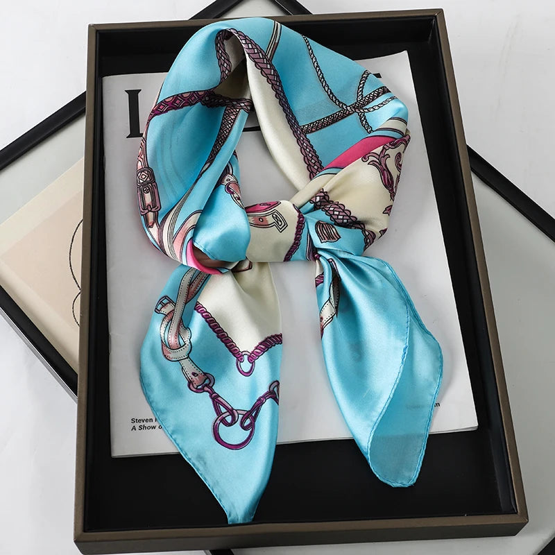 Silk Hair Tie Beach Bandana Happy Phoenix