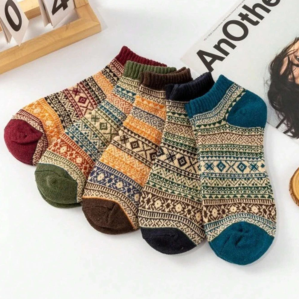 Antifreeze Cashmere Woolen Socks Happy Phoenix