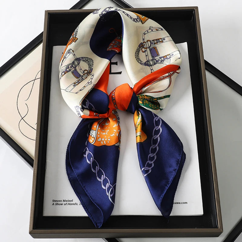 Silk Hair Tie Beach Bandana Happy Phoenix