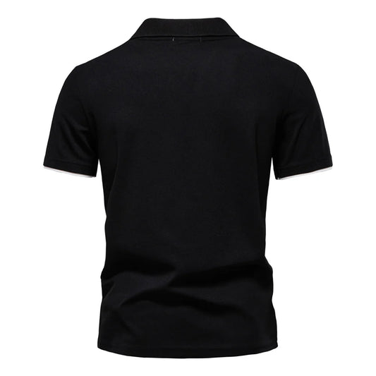 Casual Athletic V-Neck Slim Fit Polo Happy Phoenix