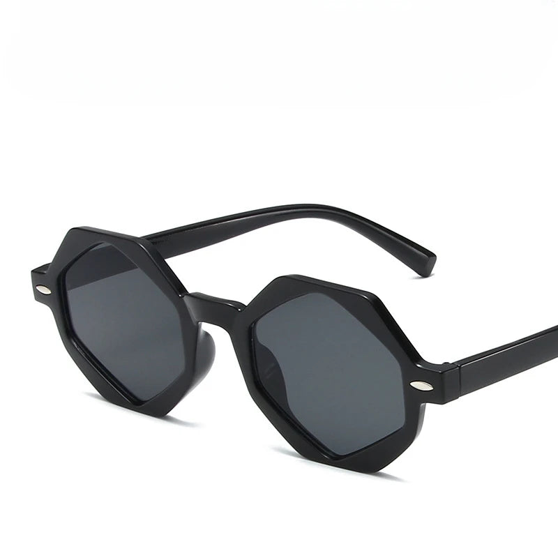 Polygon Hip Hop Retro Style Sunglasses Happy Phoenix