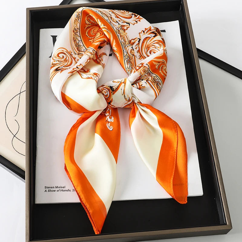 Silk Hair Tie Beach Bandana Happy Phoenix