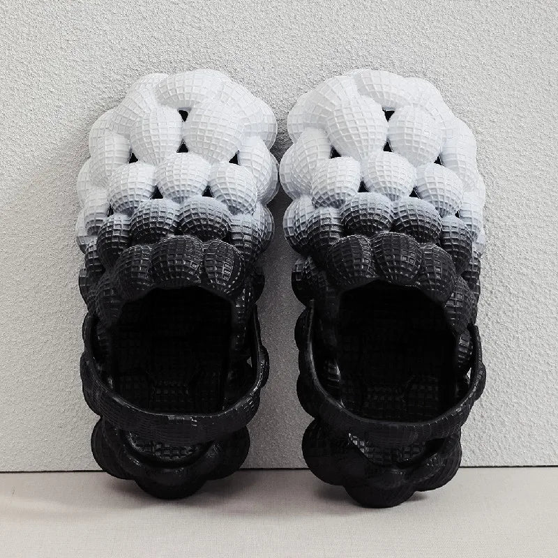 Summer Bubble Massage Gradient Clogs Happy Phoenix