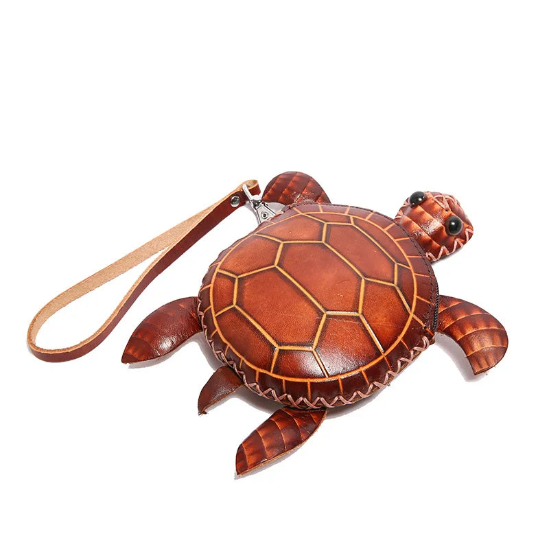 Turtle Cutie Coin Purse - Cartoon Charm in Your Pocket Happy Phoenix