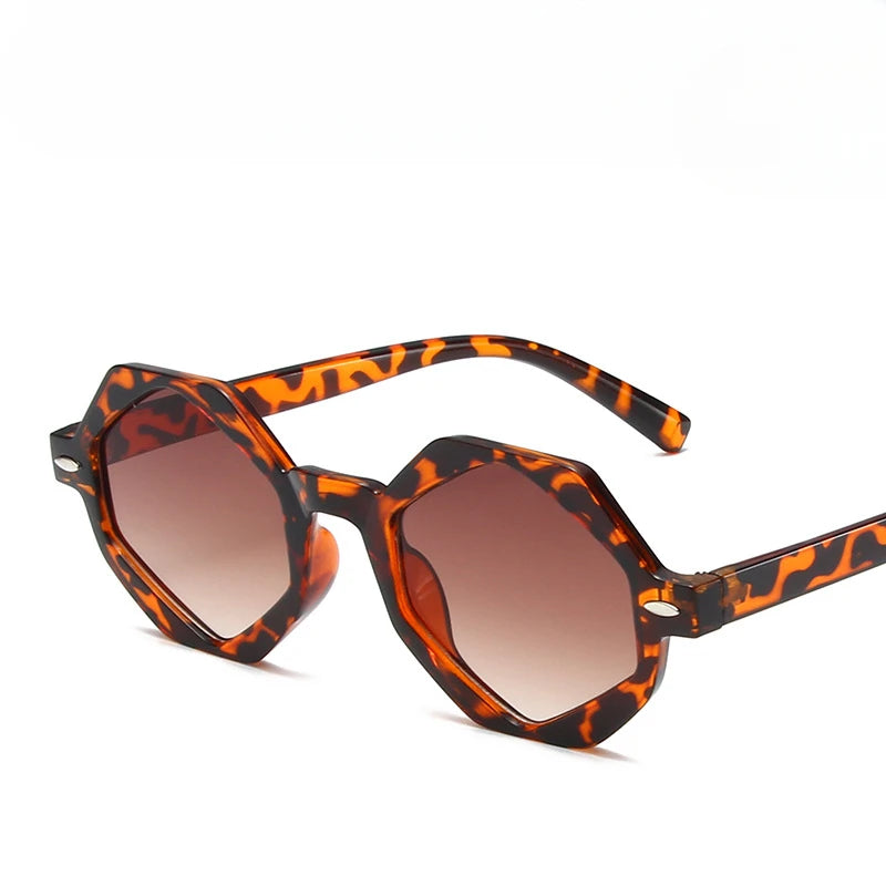 Polygon Hip Hop Retro Style Sunglasses Happy Phoenix