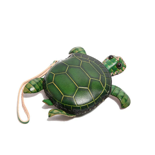 Turtle Cutie Coin Purse - Cartoon Charm in Your Pocket Happy Phoenix