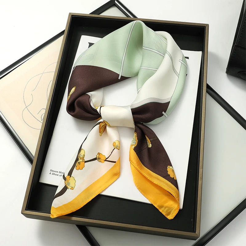 Silk Hair Tie Beach Bandana Happy Phoenix