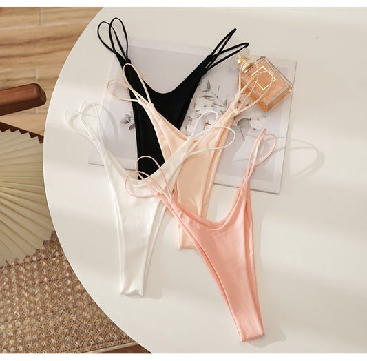 Sexy Low Waist Seamless Thong Pantie Happy Phoenix