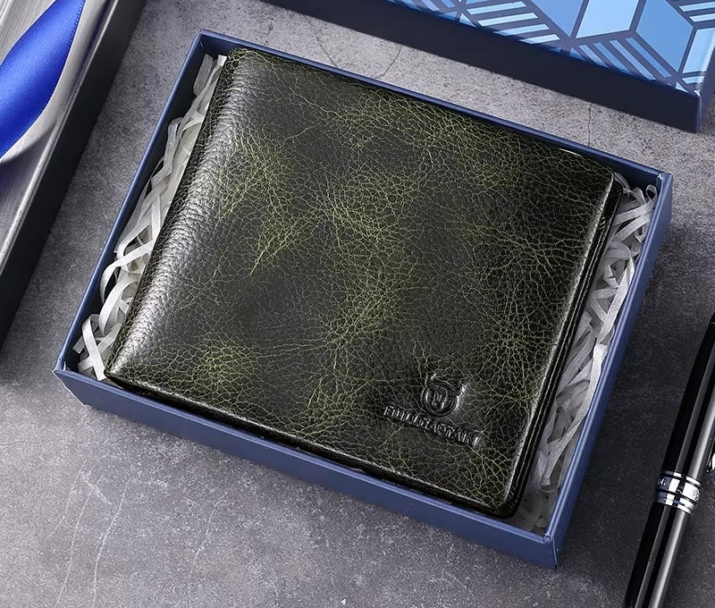 RFID Function Multi-card Leather Wallet Happy Phoenix
