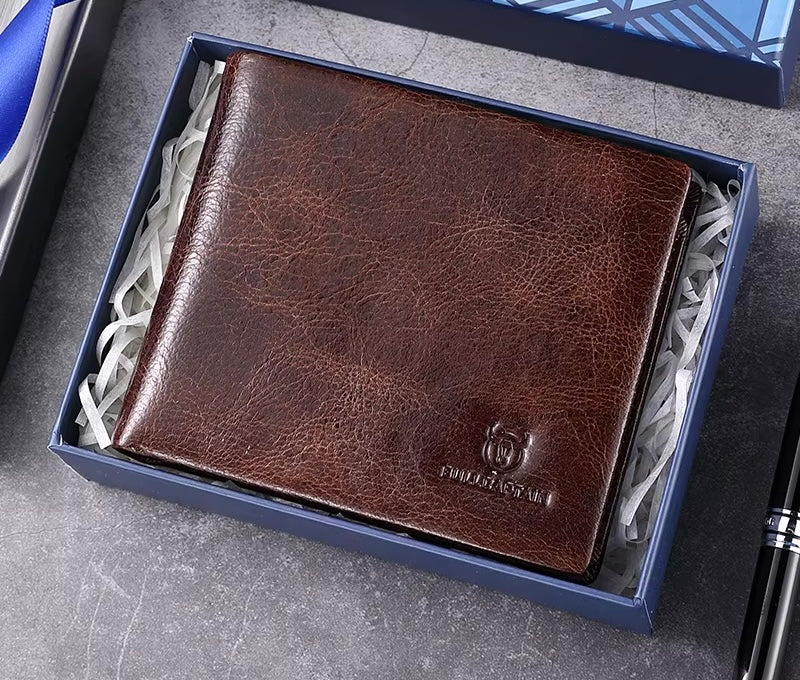 RFID Function Multi-card Leather Wallet Happy Phoenix