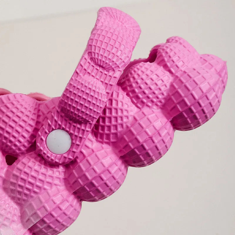 Summer Bubble Massage Gradient Clogs Happy Phoenix