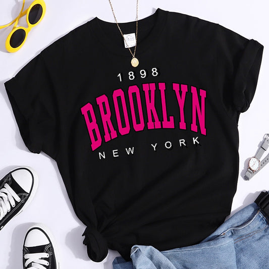 Brooklyn New York Women Graphic T Shirt Happy Phoenix