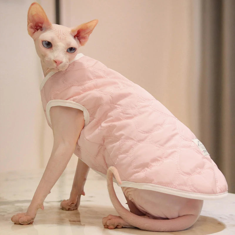Snuggle Fleece Cat Vest - Perfect for Sphynx Happy Phoenix