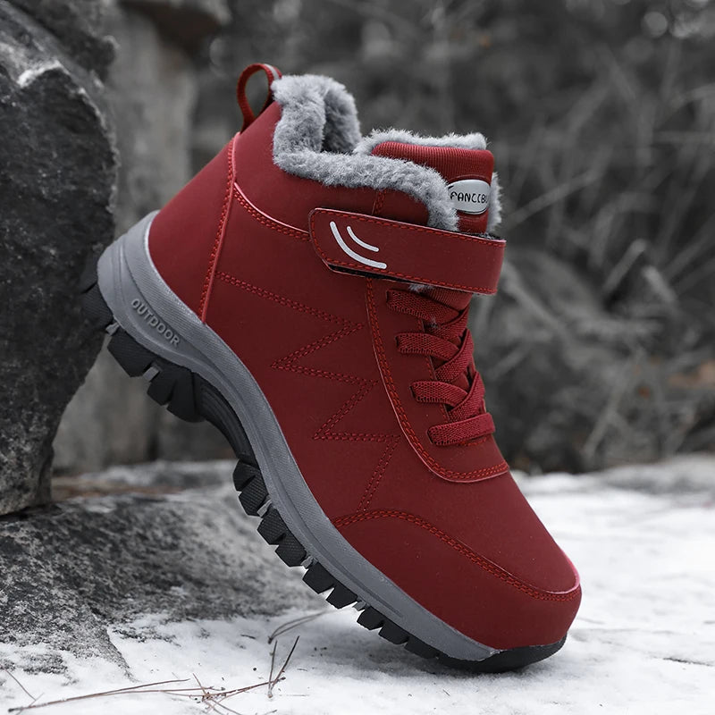Winter Non-Slip Plush Waterproof Shoes Happy Phoenix
