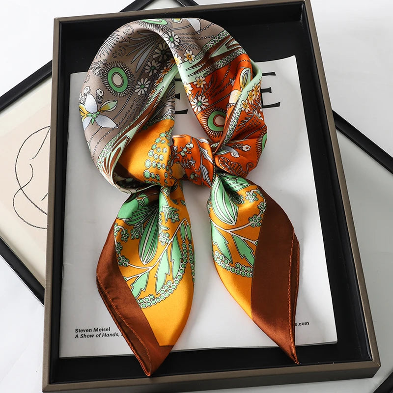 Silk Hair Tie Beach Bandana Happy Phoenix