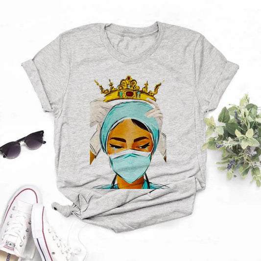 Summer Nurse Queen Cropped Top Happy Phoenix
