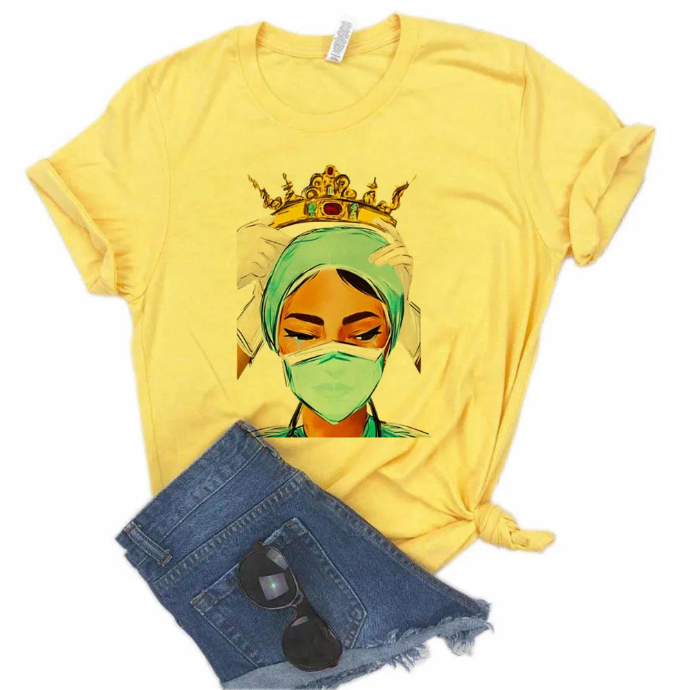 Summer Nurse Queen Cropped Top Happy Phoenix