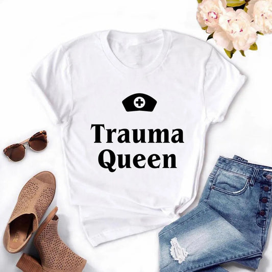 Nurse Trauma Queen Crop Top Happy Phoenix