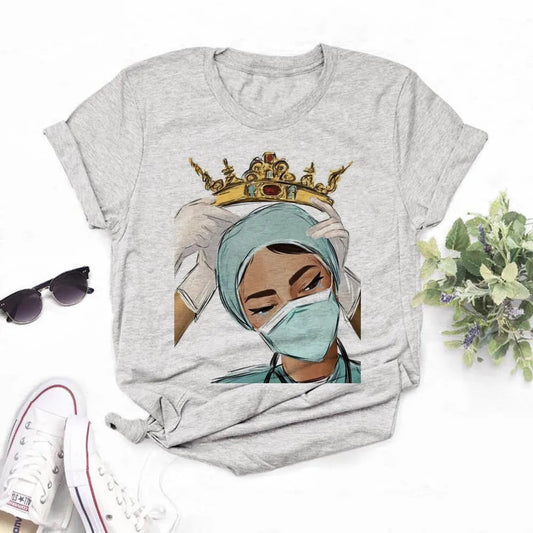 90s Nurse Hero Graphic T-Shirt Happy Phoenix