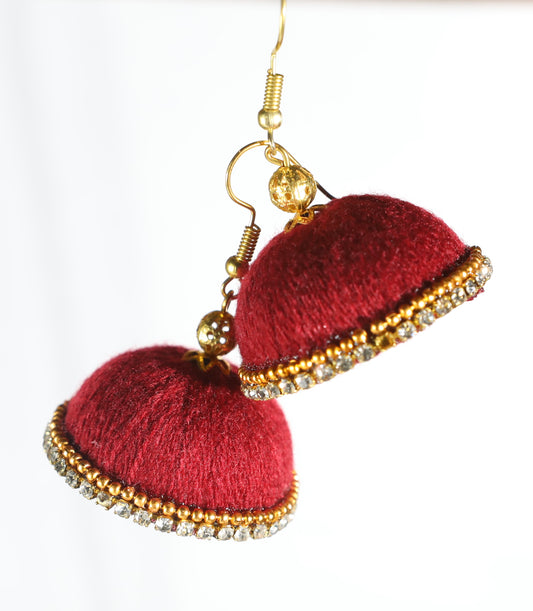 Red Dangle Drop Earring