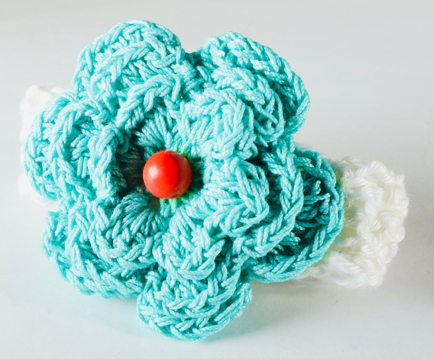 Flower Bracelet White Belt