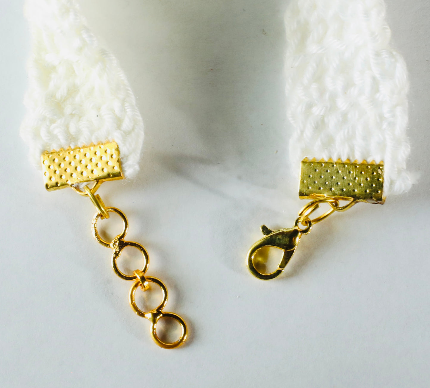 Unique Crochet Flower Jewelry Pair