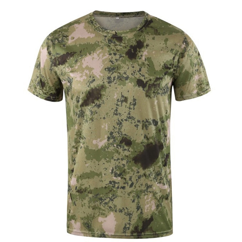 O-neck Quick Dry Short Sleeve Military T-shirt Happy Phoenix