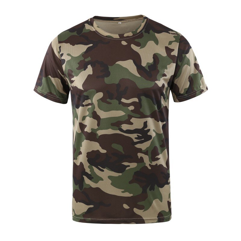 O-neck Quick Dry Short Sleeve Military T-shirt Happy Phoenix
