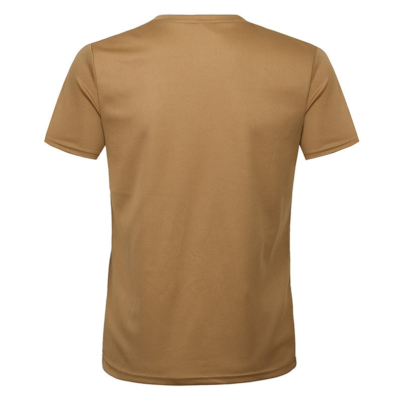 O-neck Quick Dry Short Sleeve Military T-shirt Happy Phoenix