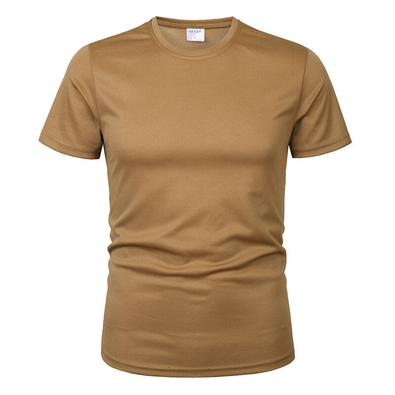 O-neck Quick Dry Short Sleeve Military T-shirt Happy Phoenix