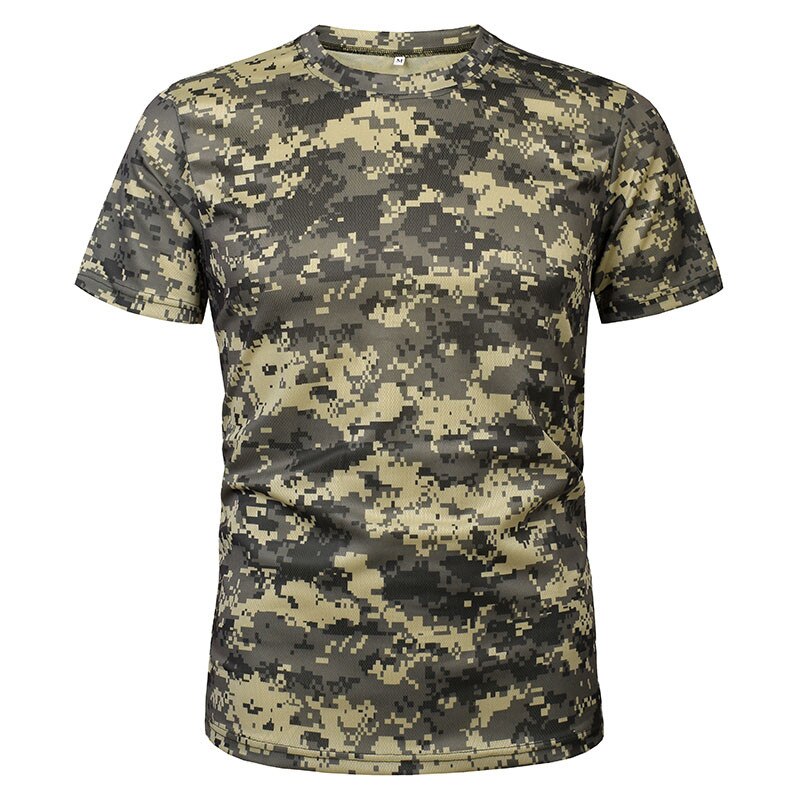 O-neck Quick Dry Short Sleeve Military T-shirt Happy Phoenix