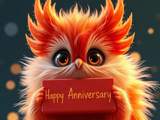 Anniversary Gift Card Happy Phoenix