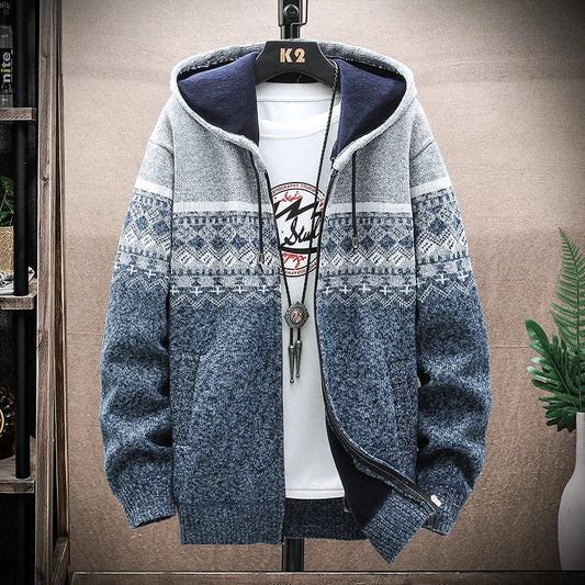 Fleece Warm Hooded Wool Jacket Happy Phoenix