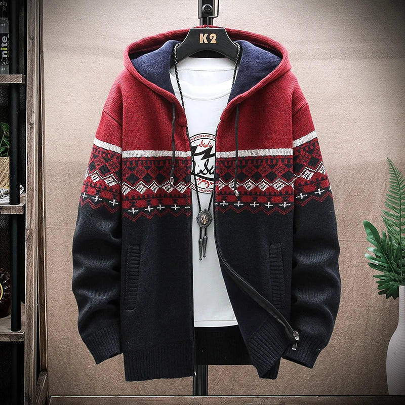 Fleece Warm Hooded Wool Jacket Happy Phoenix