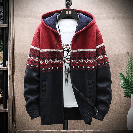 Fleece Warm Hooded Wool Jacket Happy Phoenix