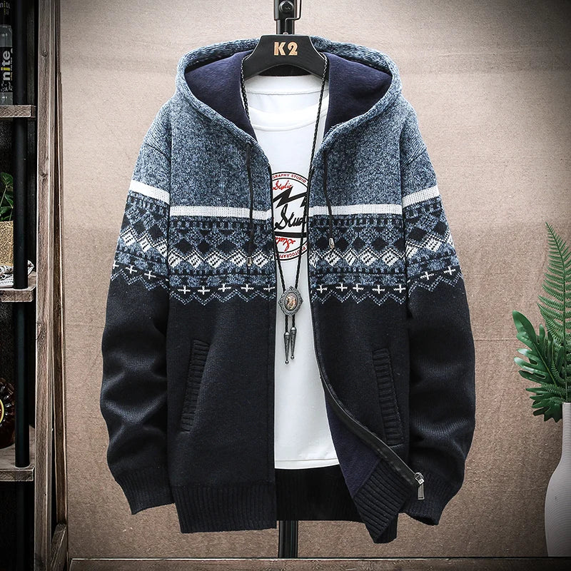 Fleece Warm Hooded Wool Jacket Happy Phoenix
