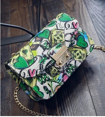 Love Graffiti Ladies Clutch Happy Phoenix