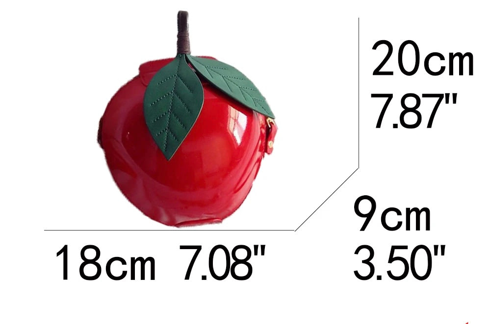 3D Apple Crossbody Bag for Women Happy Phoenix