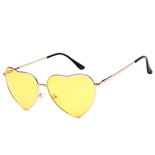 Gradient Vintage Heart Sunglasses Happy Phoenix