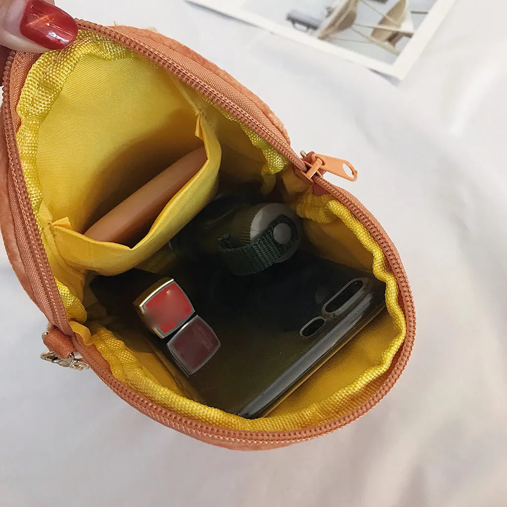 French Toast Bread Print Messenger Bag Happy Phoenix